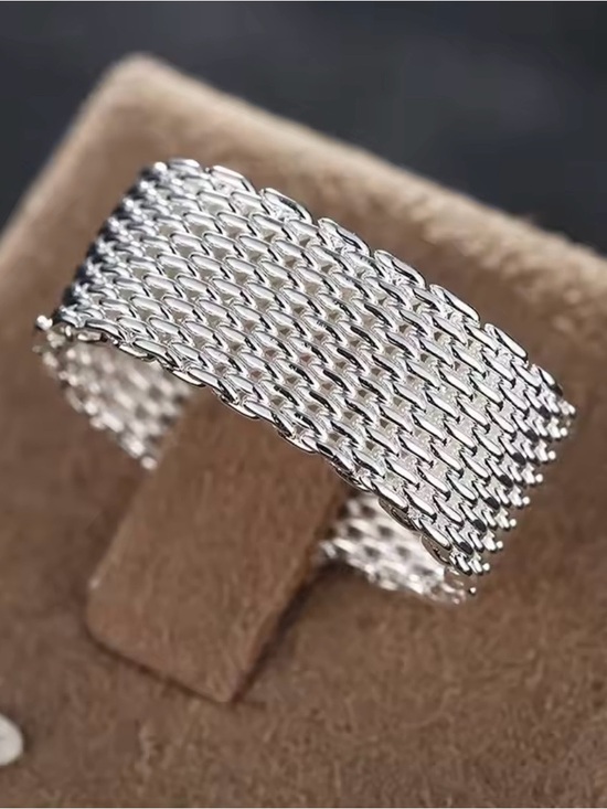Other - Silver Mesh Link Ring